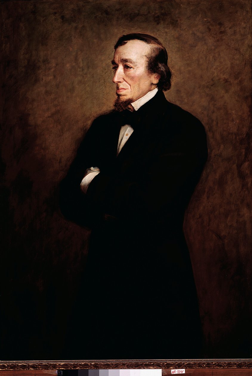 Porträt von Benjamin Disraeli (1804-1881), britischer Politiker und Gründer der Konservativen Partei von John Everett Millais