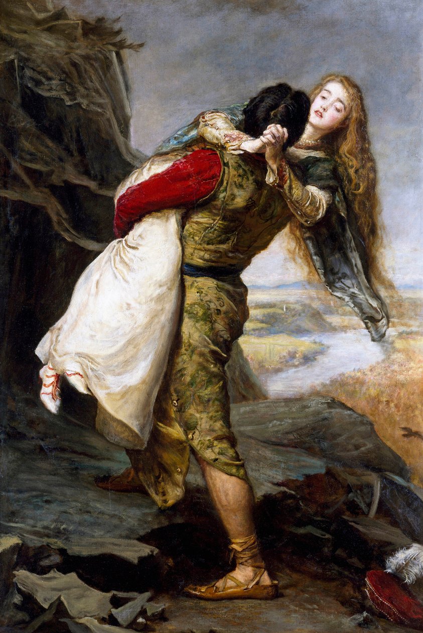 Die Krone der Liebe von John Everett Millais