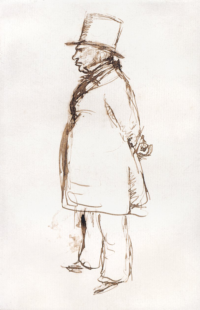 Turner am Firnistag in der Royal Academy von John Everett Millais