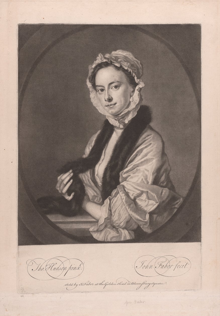 Frau Faber von John Faber the younger