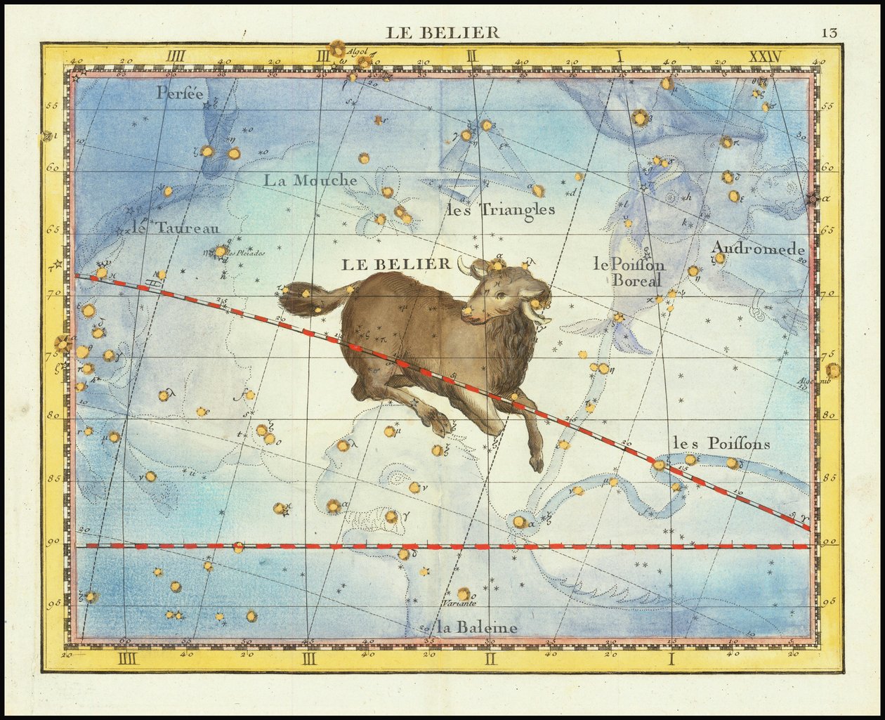 1776 - John Flamsteed - Der Widder (Aries) von John Flamsteed