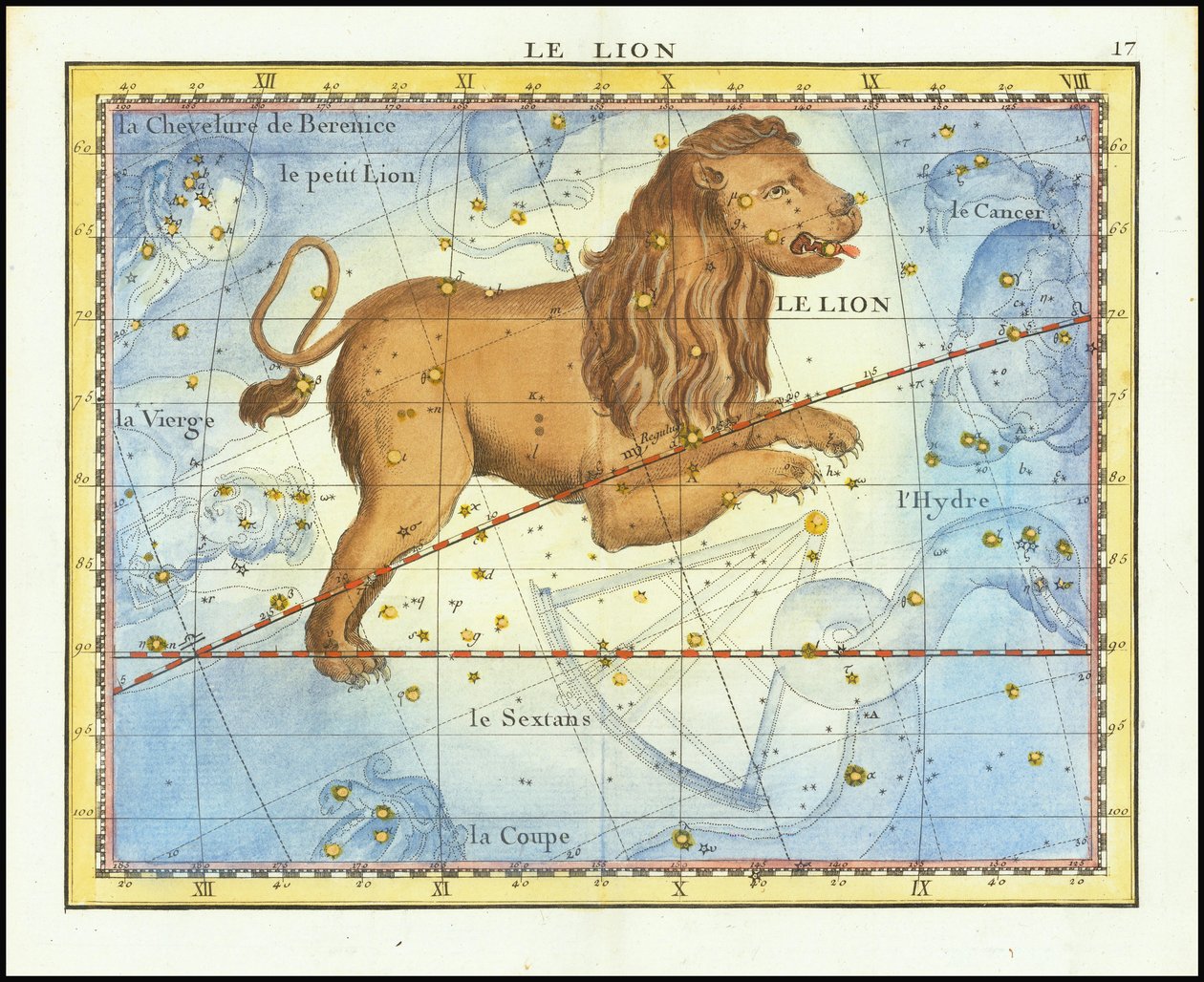 Le Lion (Löwe) von John Flamsteed