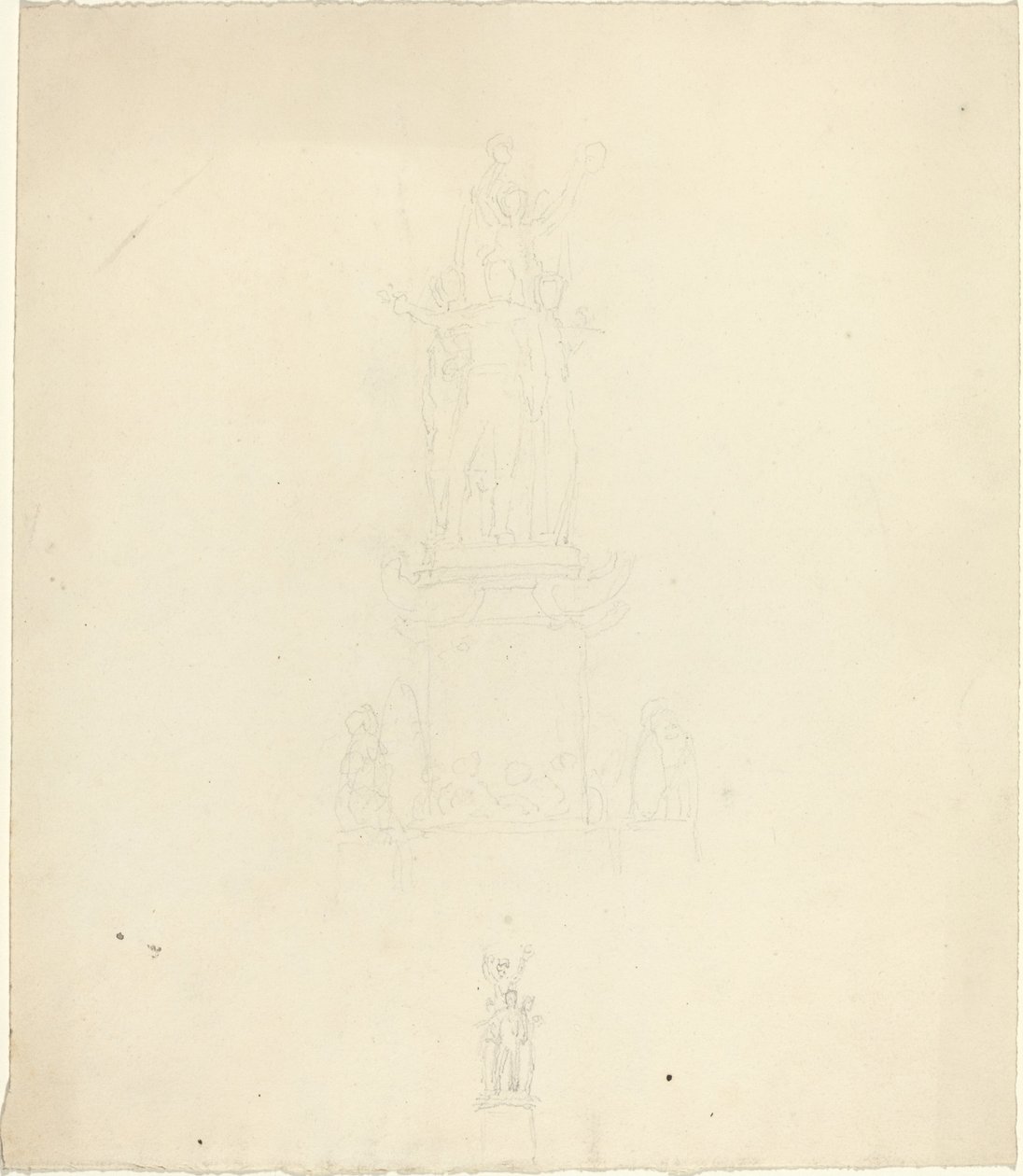 Entwurf für ein Denkmal oder Metallarbeit von John Flaxman