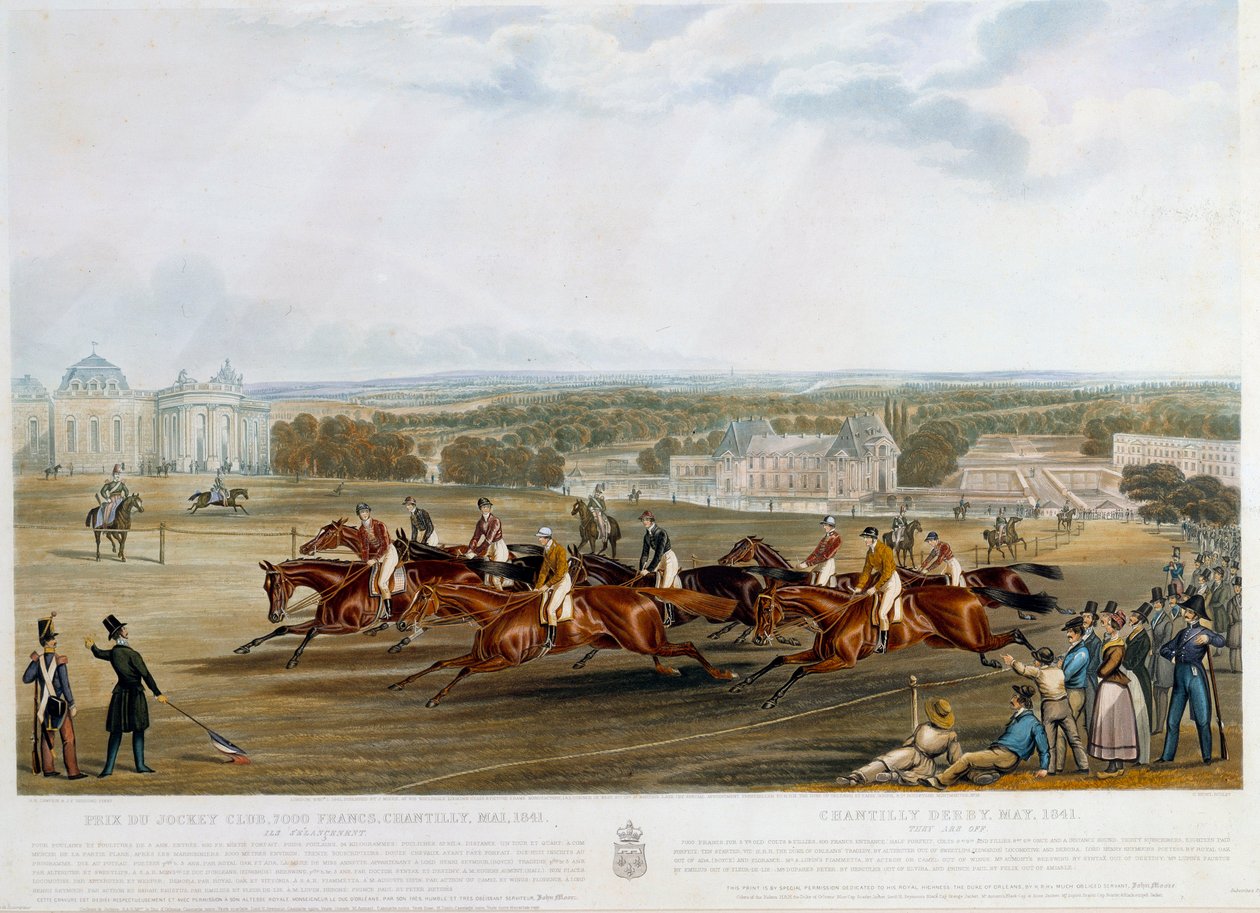 Prix du Jockey Club in Chantilly 1841 von John Frederick Herring Senior