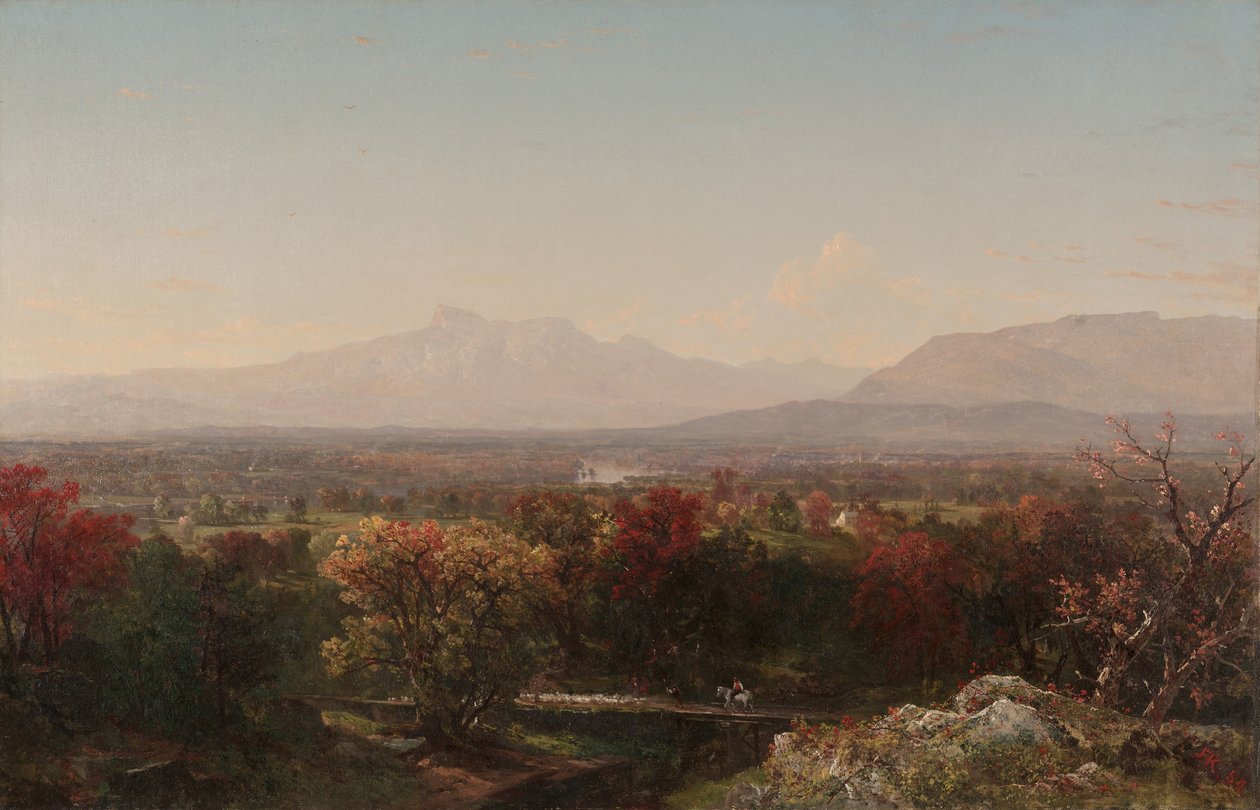 Ein Oktobertag in den Weißen Bergen, 1854 von John Frederick Kensett