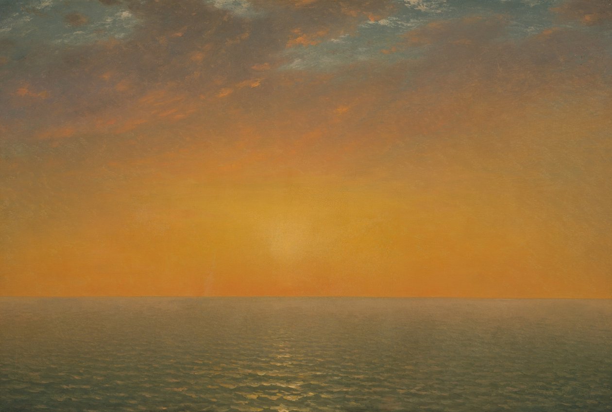 Sonnenuntergang am Meer von John Frederick Kensett