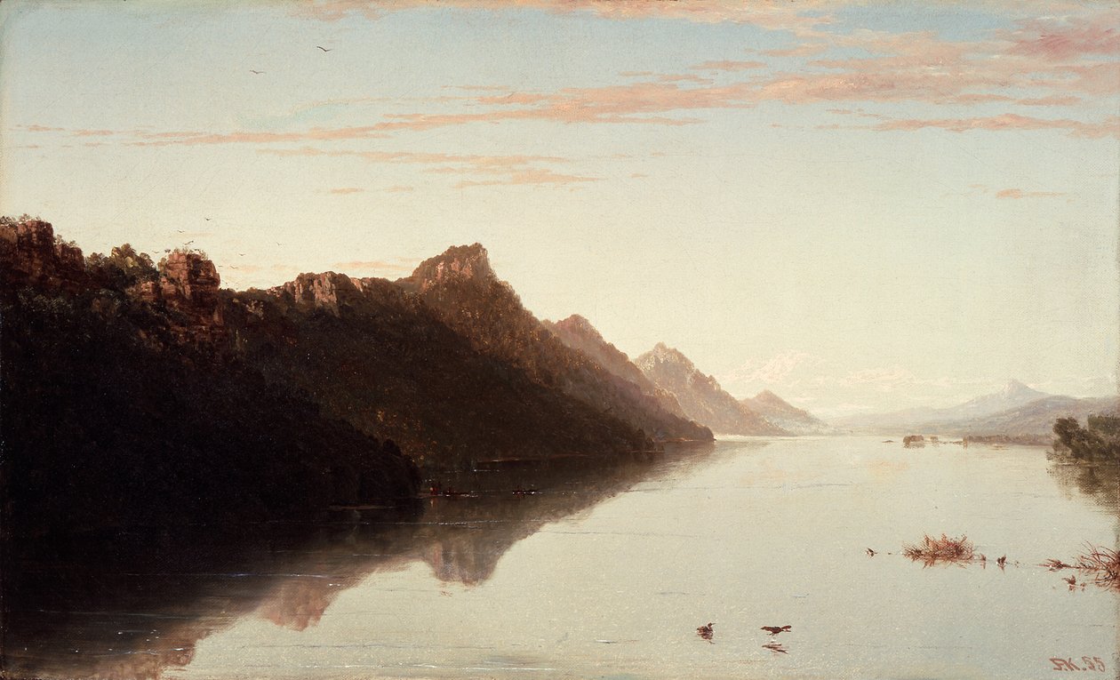 Blick auf den oberen Mississippi von John Frederick Kensett
