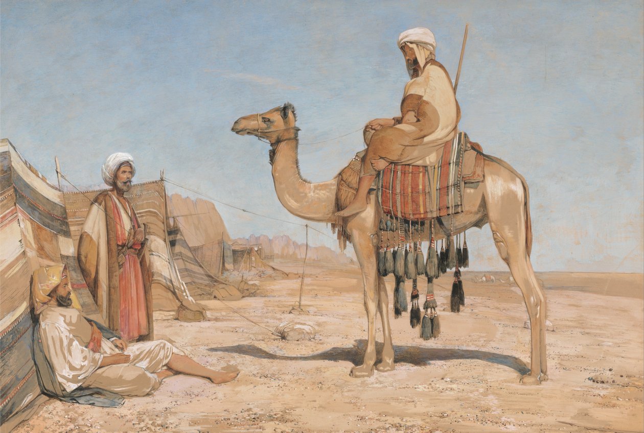 Ein Beduinenlager von John Frederick Lewis