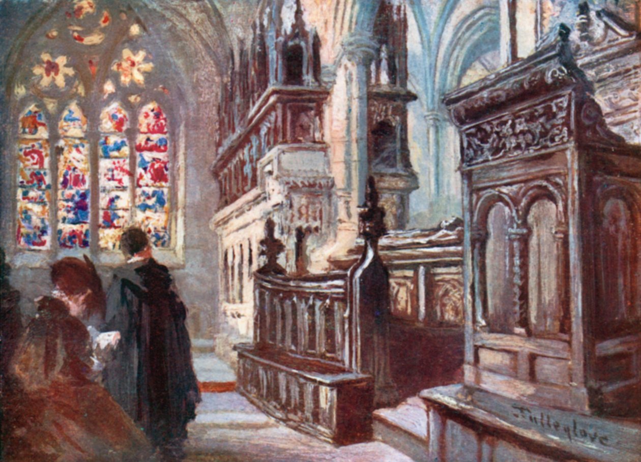 Christ Church – Innenraum der Lateinischen Kapelle von John Fulleylove