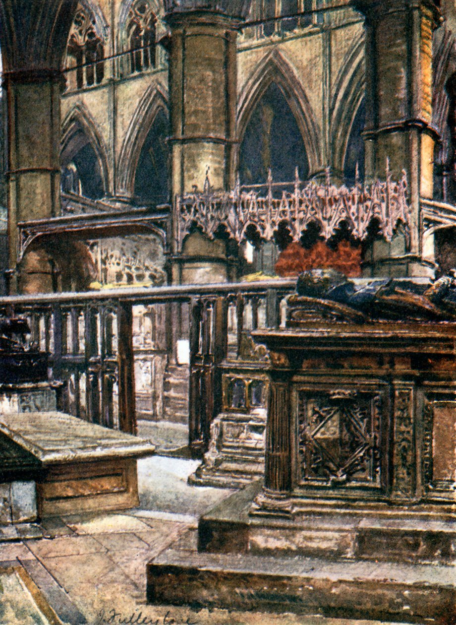 St. Edmunds Kapelle, mit dem Grab der Herzogin von Suffolk, Mutter von Lady Jane Grey von John Fulleylove