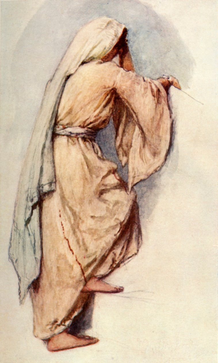 Studie für Festtagskleidung syrischer Frauen, 1902 von John Fulleylove