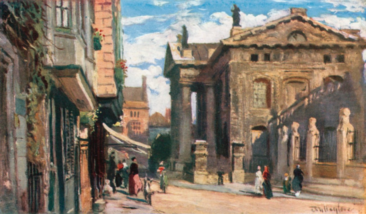 Das Clarendon-Gebäude, Blick nach Osten von John Fulleylove