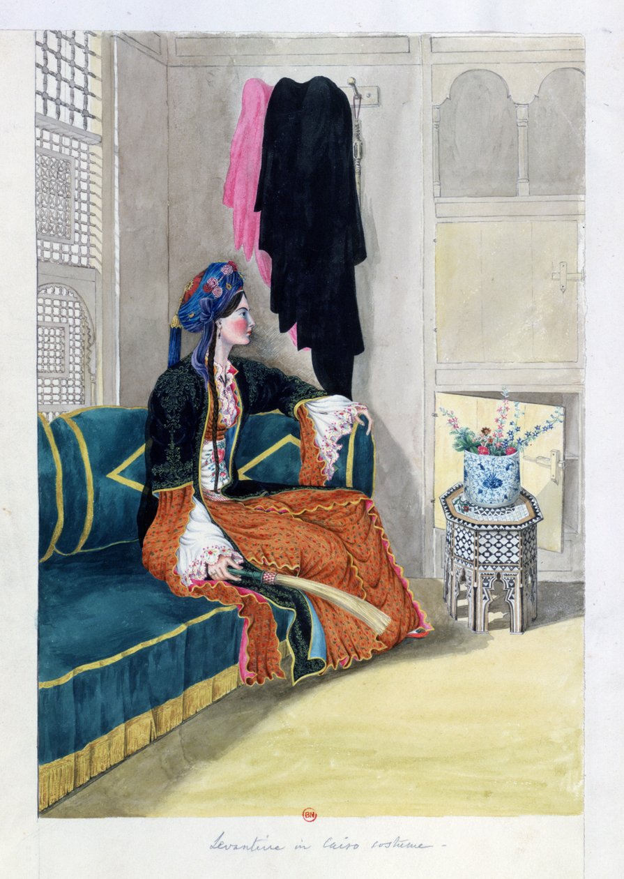 Levantiner in Kairoer Tracht von John Gardner Wilkinson