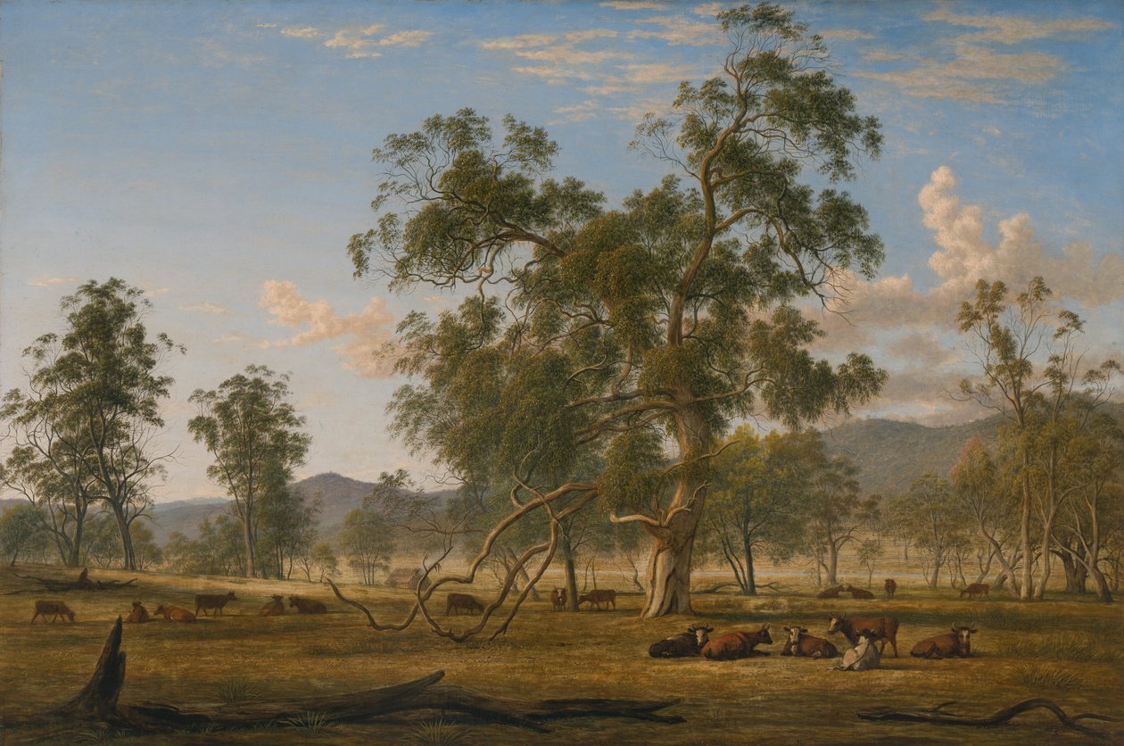 Patterdale Landschaft mit Vieh von John Glover