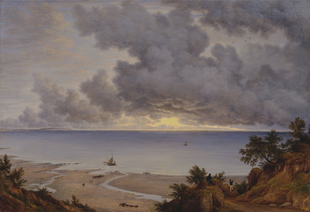 Sandown Bay, von nahe Shanklin Chine, Isle of Wight von John Glover