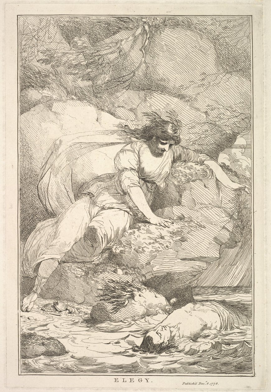 Elegie aus Fünfzehn Radierungen Sir Joshua Reynolds gewidmet von John Hamilton Mortimer
