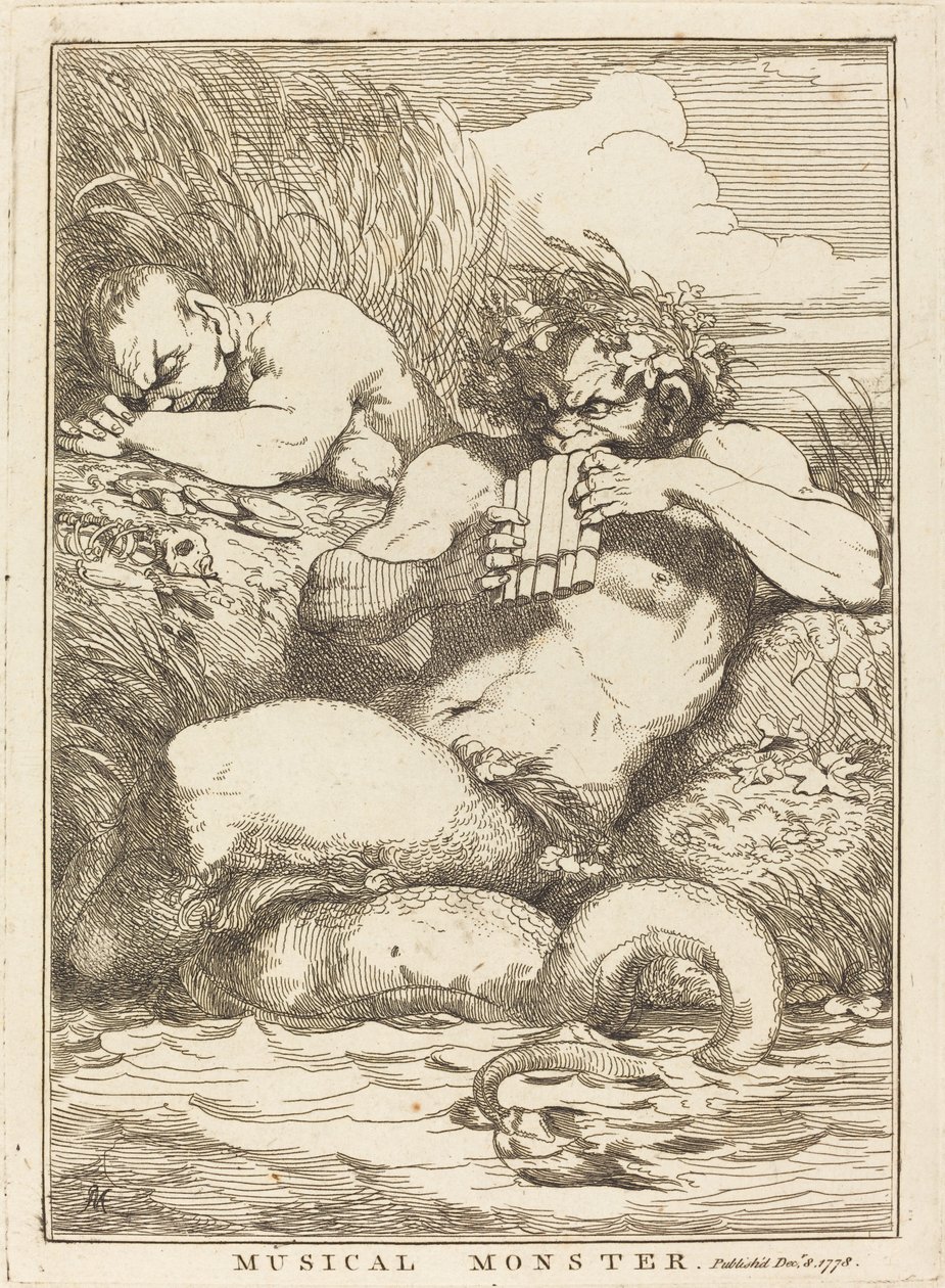 Musikalisches Monster von John Hamilton Mortimer