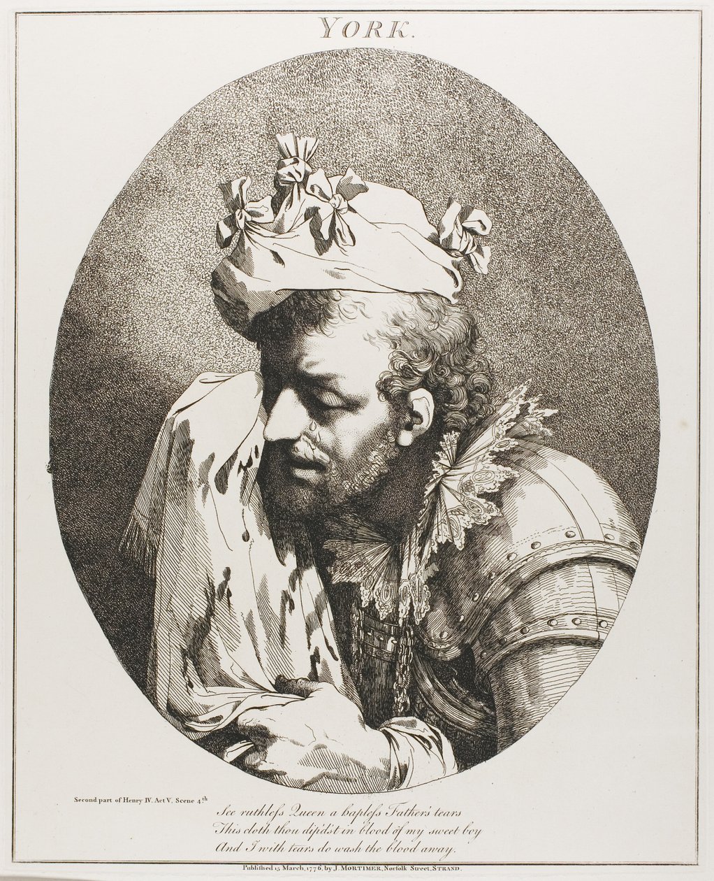 York, aus Zwölf Charaktere von Shakespeare von John Hamilton Mortimer