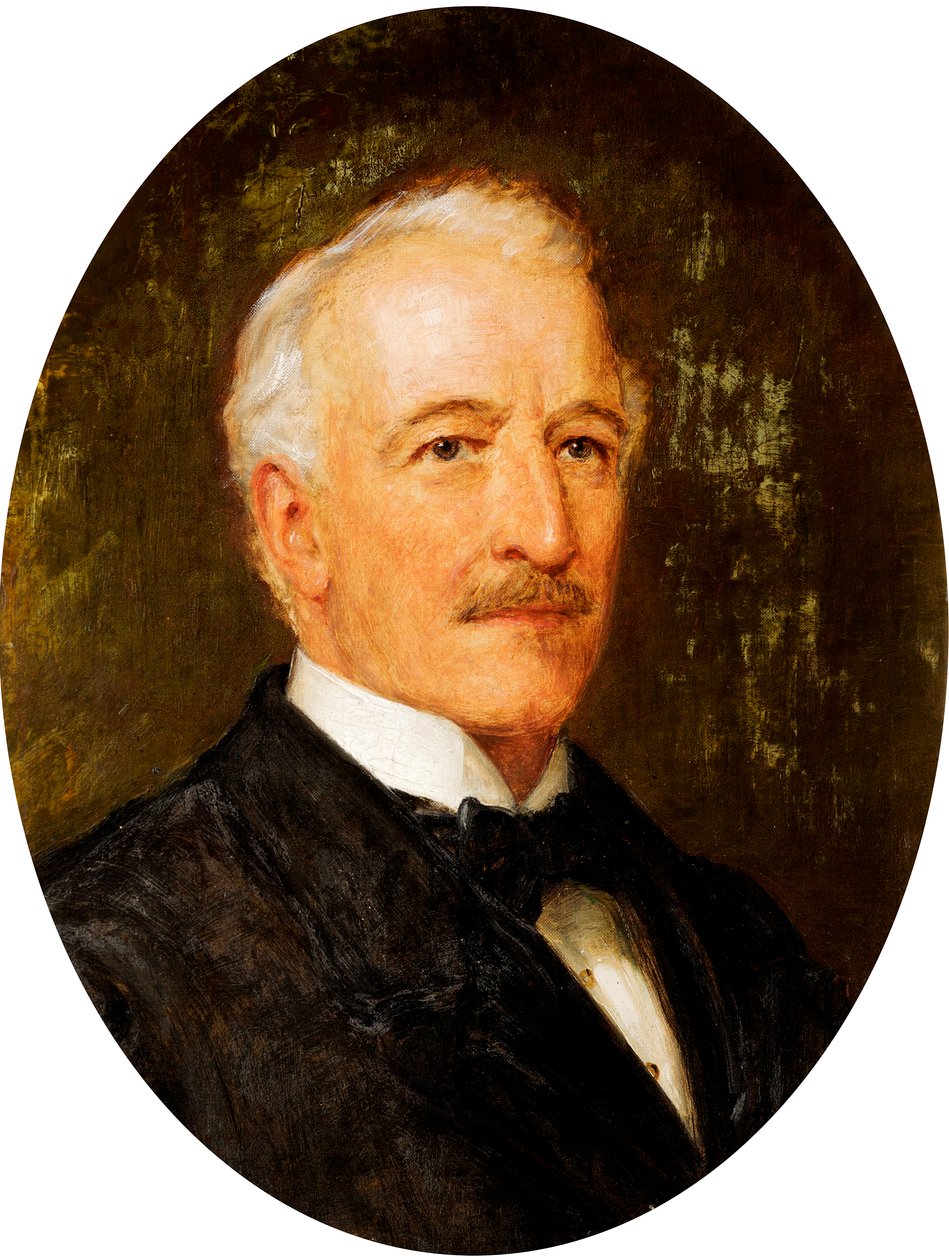 Baron Charles Conrad Adolphus du Bois de Ferrieres, liberaler Abgeordneter für Cheltenham (1880-85), ca. 1885-1900 von John Hanson Walker
