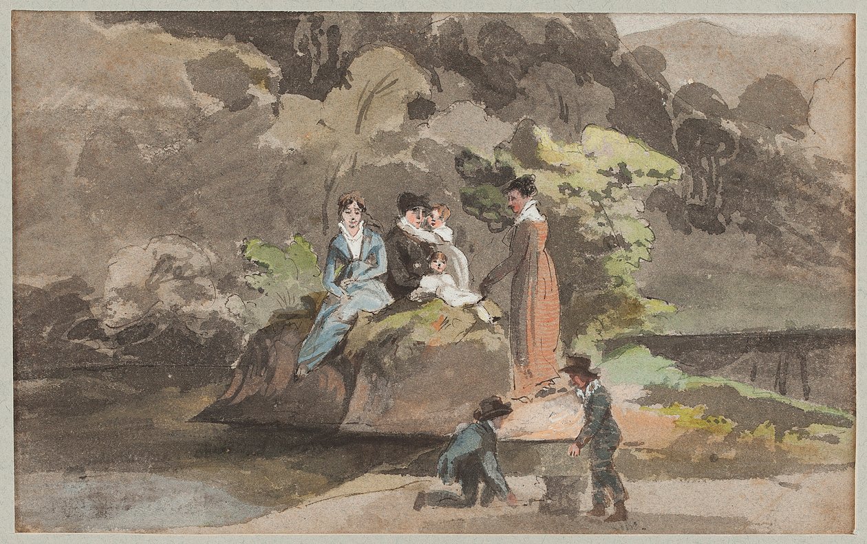 Gruppe am Wasser, 1810 von John Harden