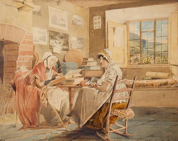 Innenraum, Brathay Hall von John Harden