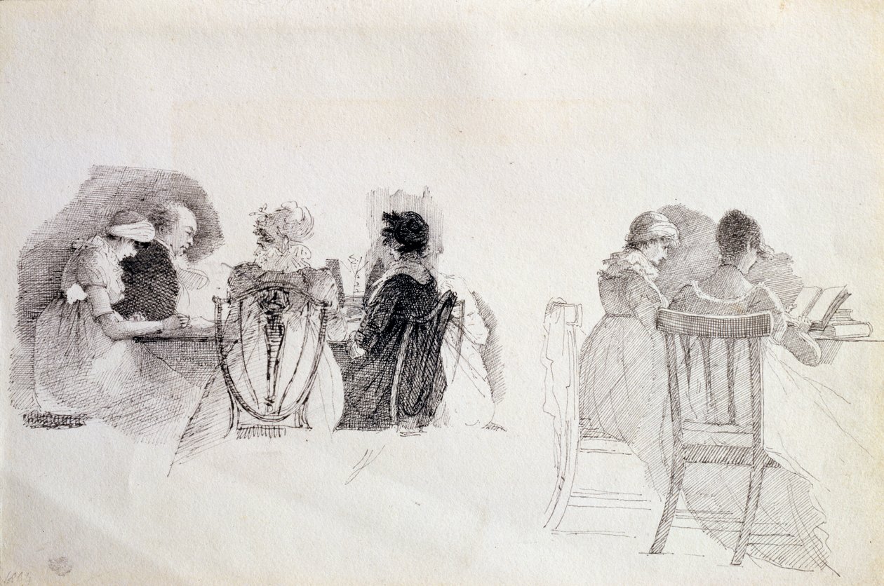 Zwei sitzende Gruppen von John Harden