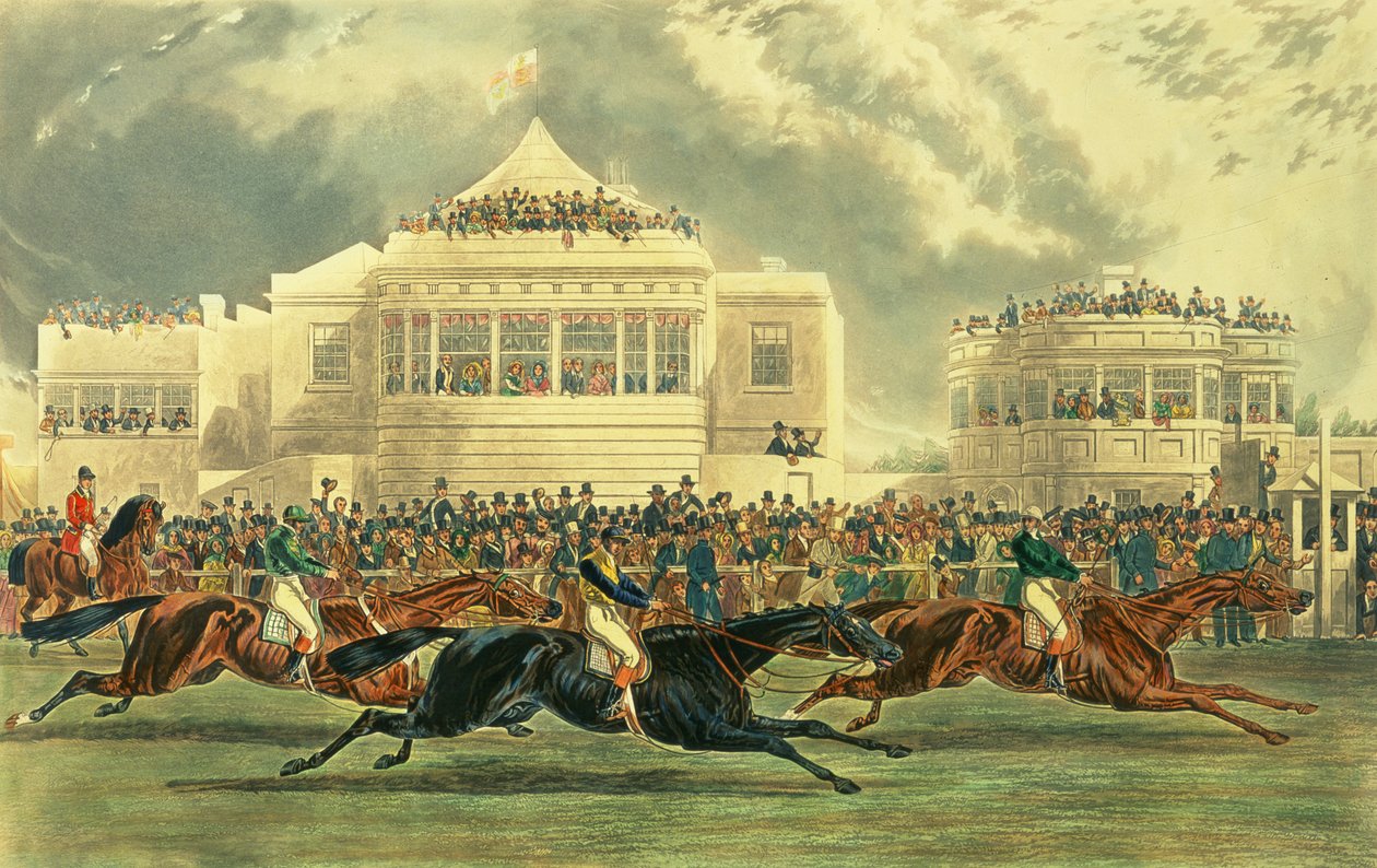Das Rennen um den Kaiser-Pokal, in Ascot, 12. Juni 1845 von John Harris