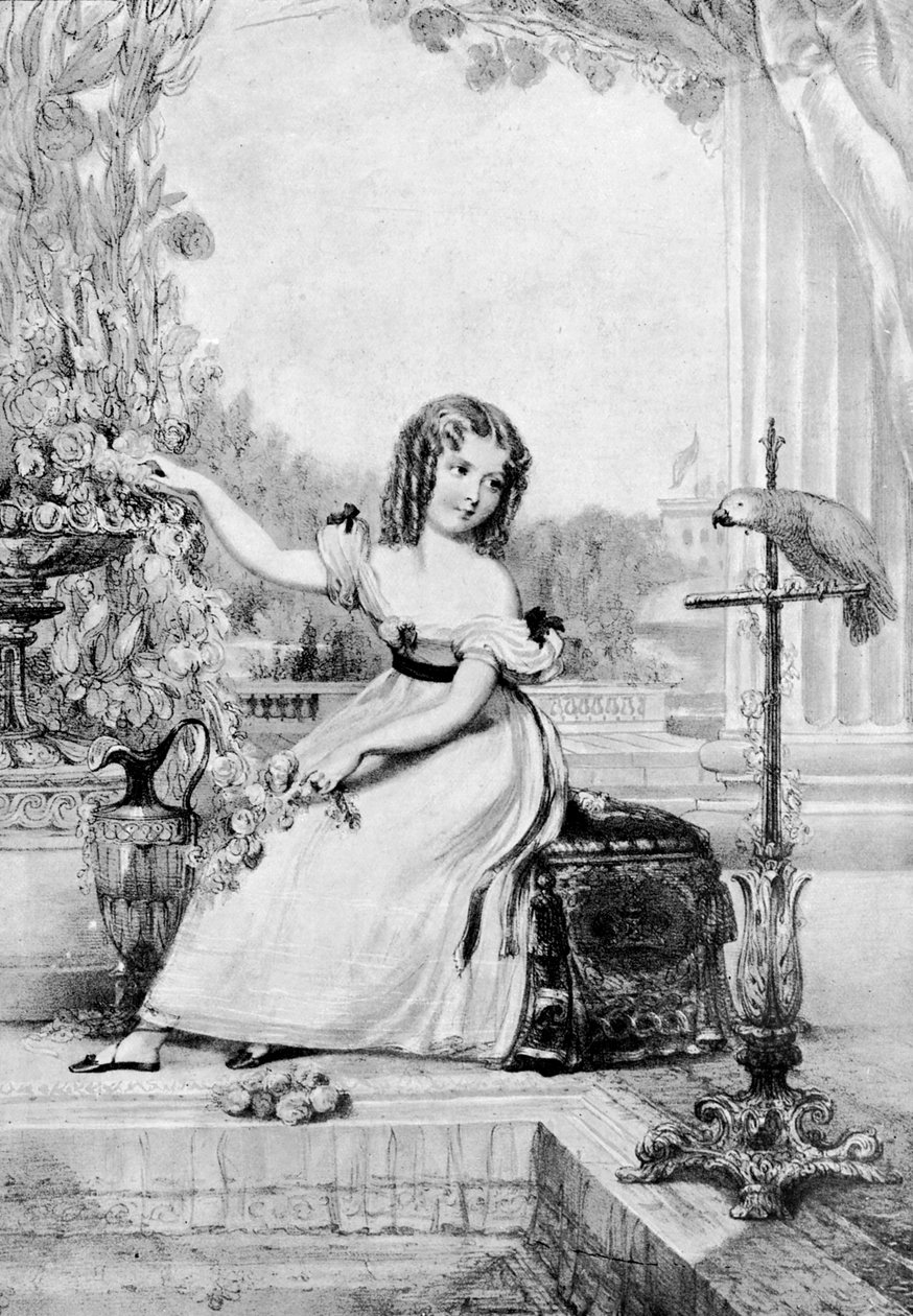 Die Prinzessin Victoria im Alter von elf Jahren, 1901 von John Hayter
