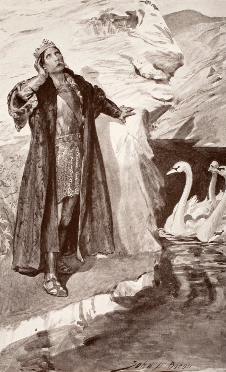 Ler und die Schwäne, Illustration aus 