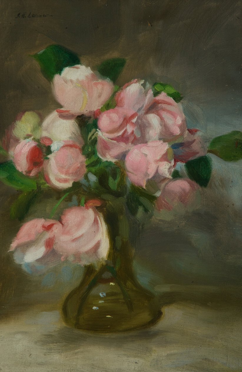Stillleben mit einer Vase voller Blumen von John Henry Lorimer