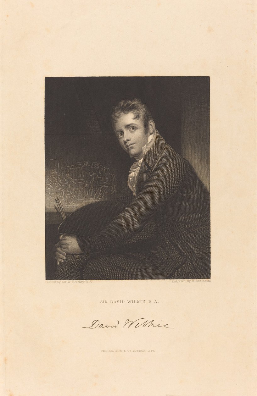 Sir David Wilkie, R.A. von John Henry Robinson after Sir William Beechey