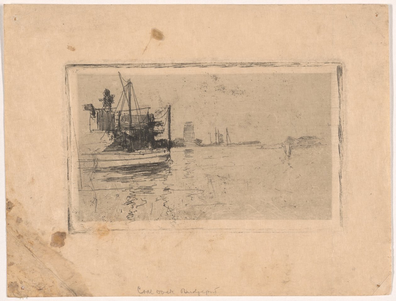 Kohledock, Bridgeport von John Henry Twachtman