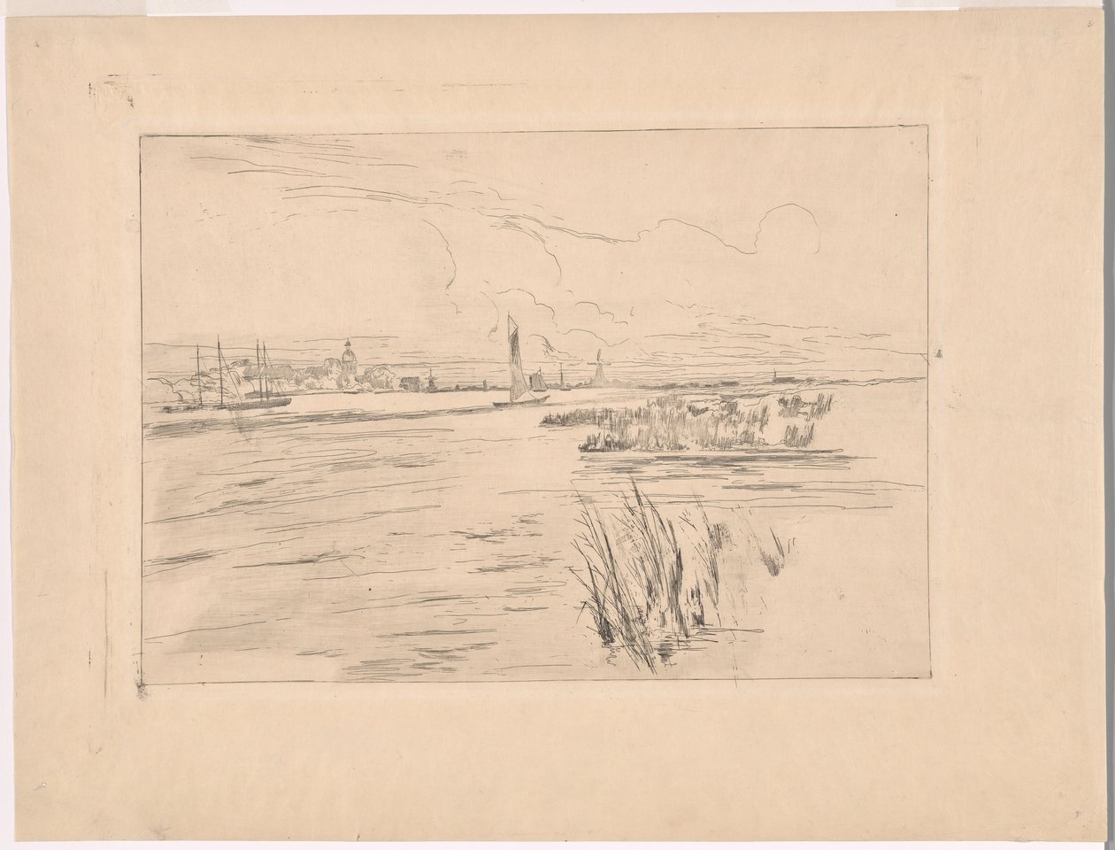 Holländische Deiche von John Henry Twachtman