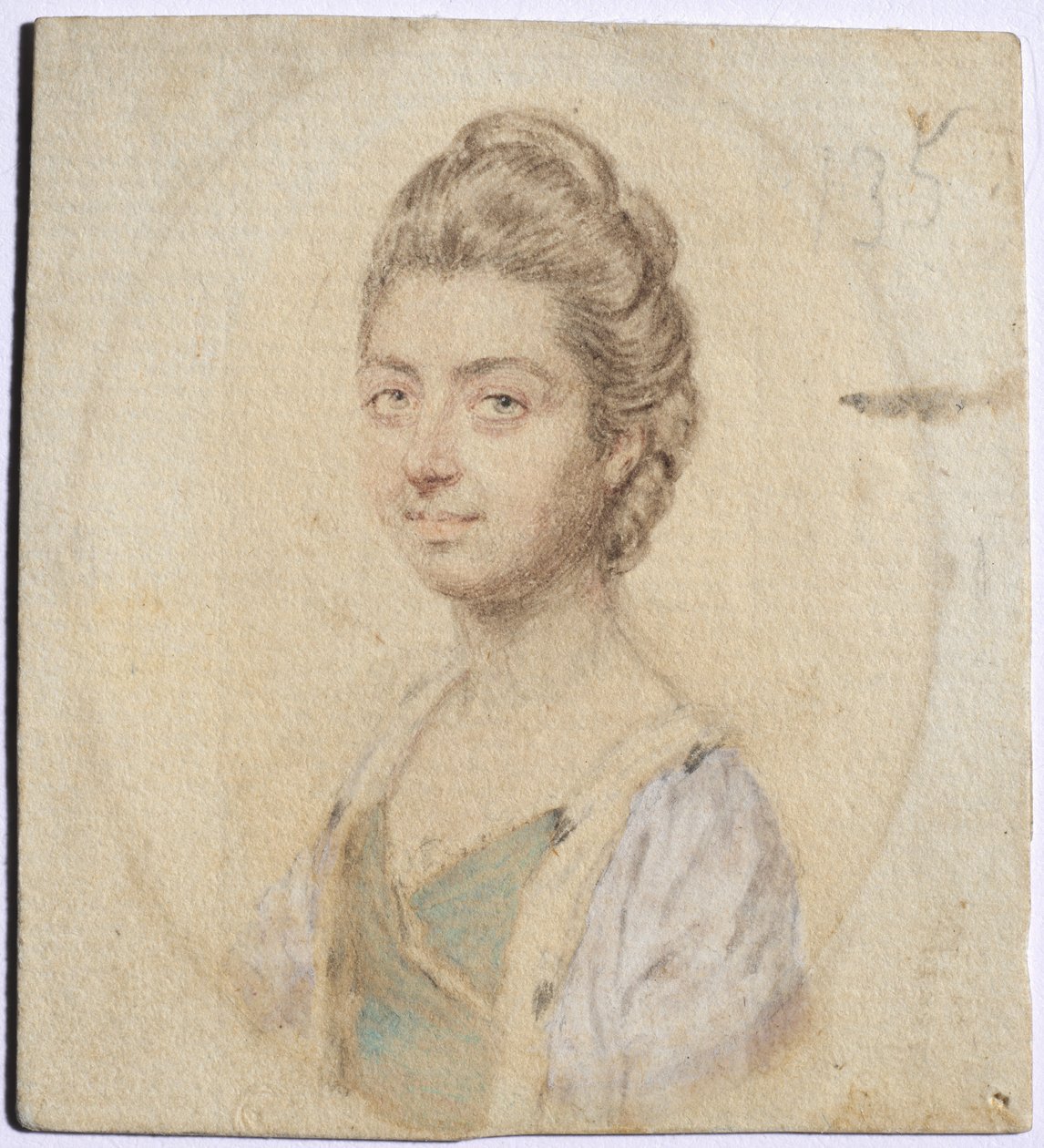 Porträt von Sukey, Lady Oglander, geb. Serle, um 1770er Jahre von John I. smart