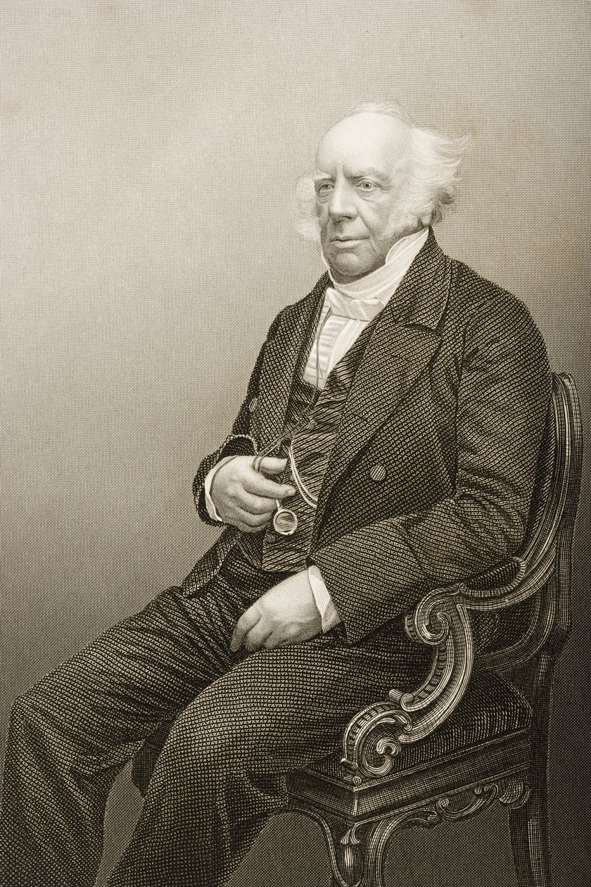 Andrew Reed (1788-1862) graviert von D.J. Pound nach einem Foto, aus 