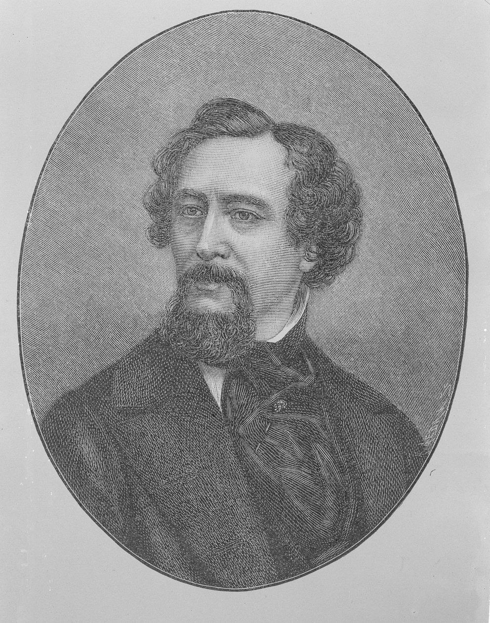 Charles John Huffam Dickens (1812-70) von John Jabez Edwin Paisley Mayall