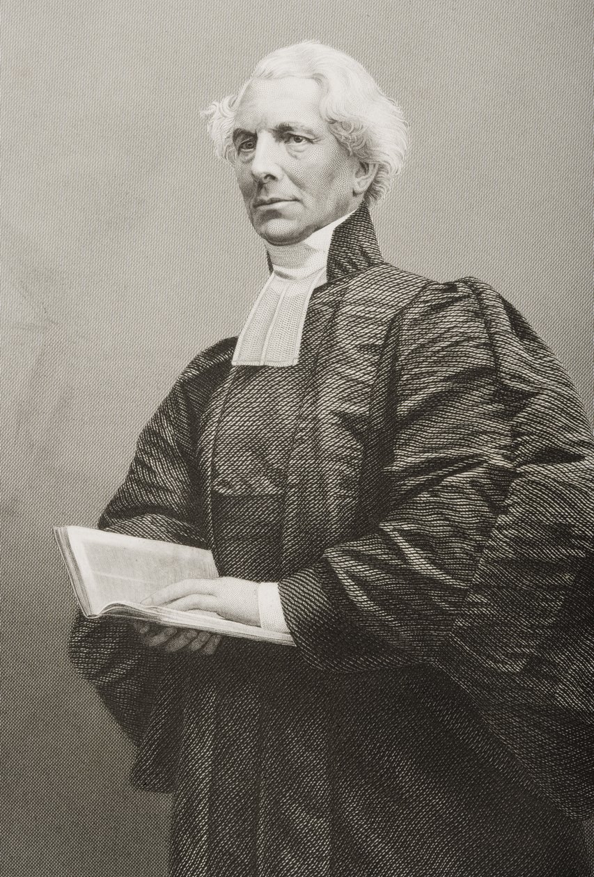 Hugh McNeile (1795-1879) graviert von D.J. Pound nach einem Foto, aus 
