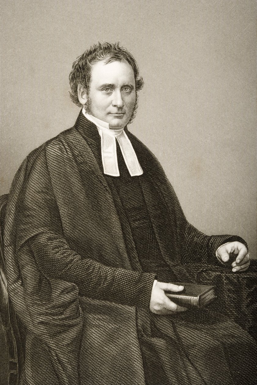 Robert Bickersteth (1816-84), graviert von D.J. Pound nach einem Foto, aus 