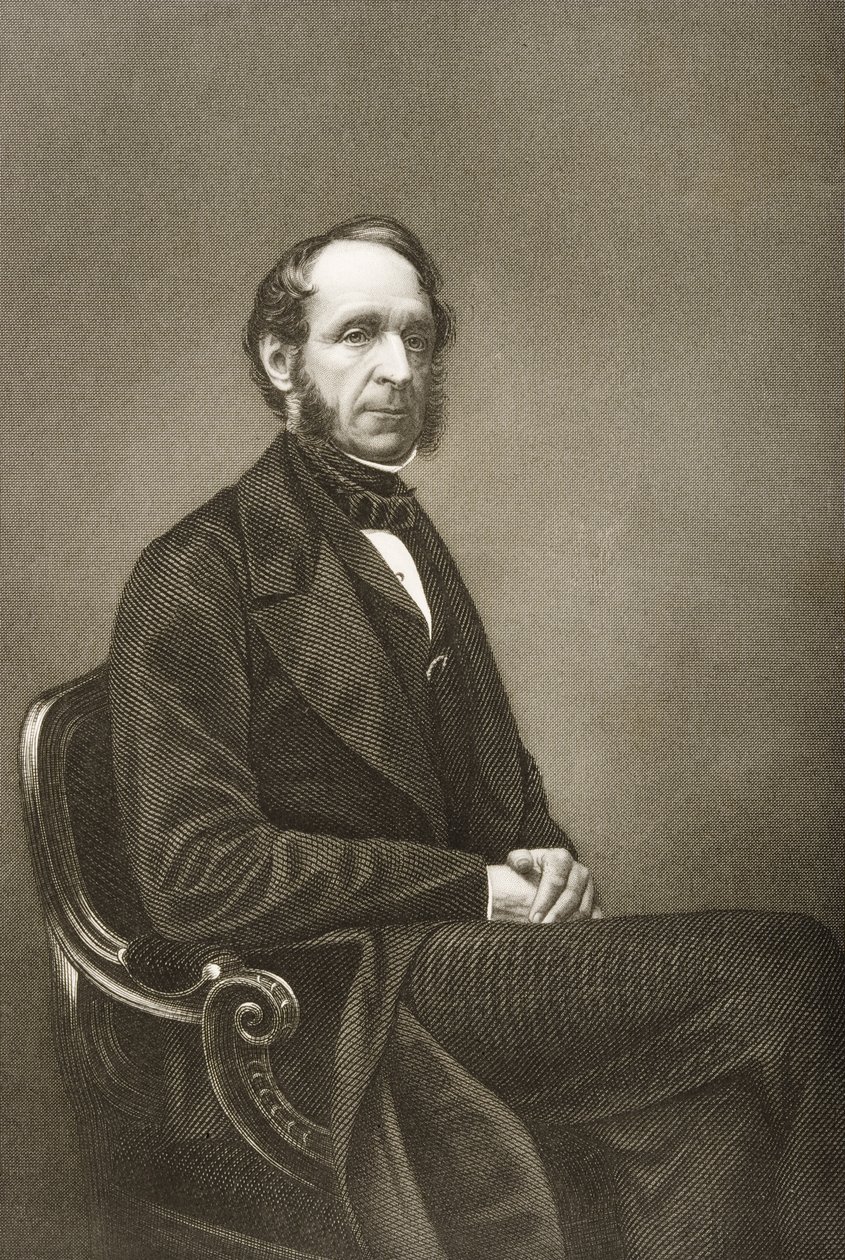 Robert Grosvenor (1801-93), graviert von D.J. Pound nach einem Foto, aus 