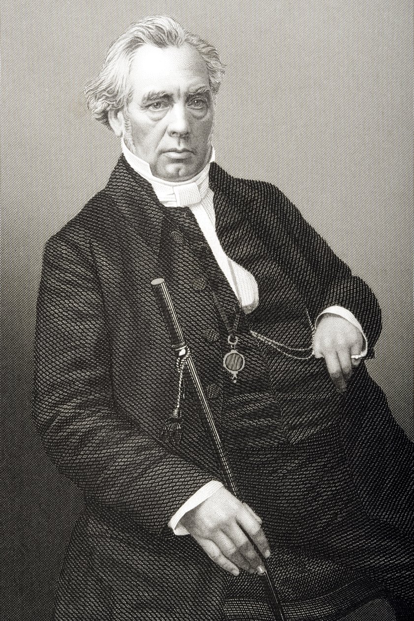 Samuel Dousland Waddy (1804-76), graviert von D.J. Pound nach einem Foto, aus 