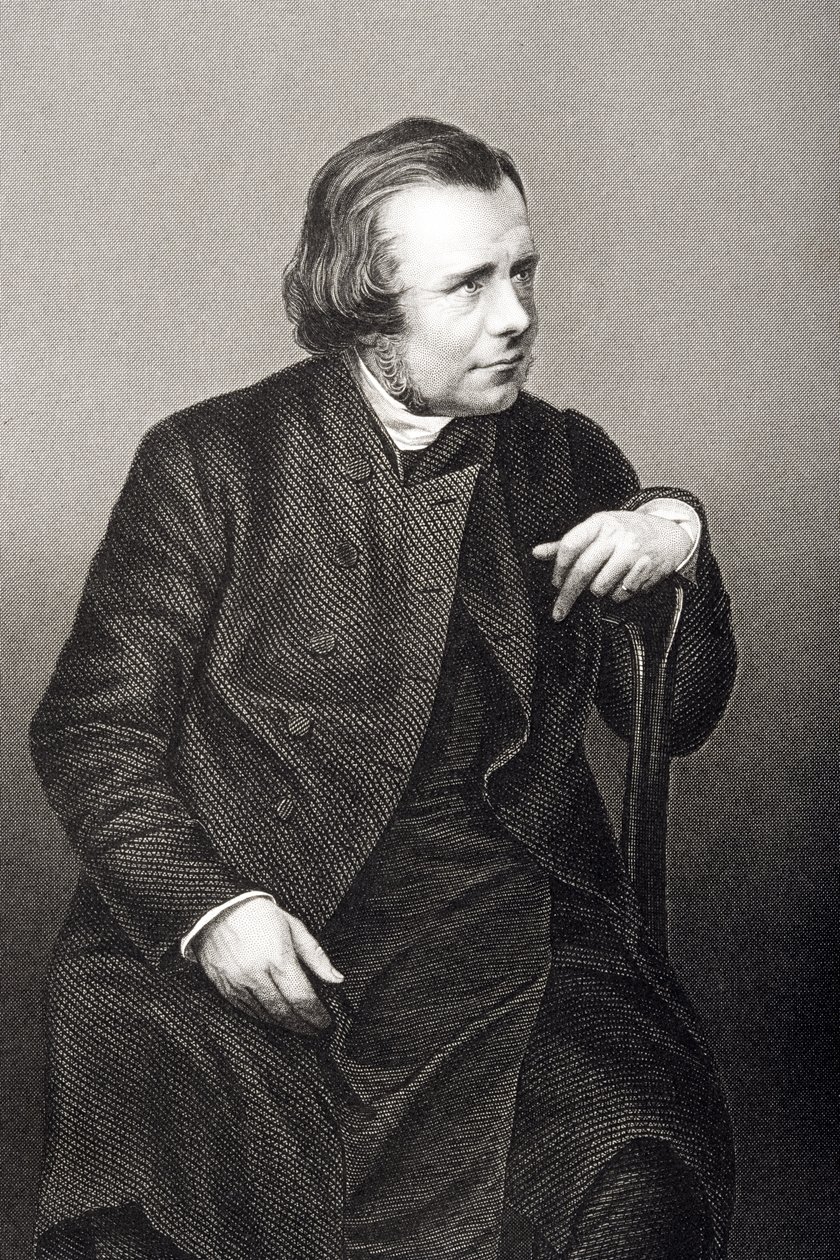Samuel Wilberforce (1805-73), graviert von D.J. Pound nach einem Foto, aus 