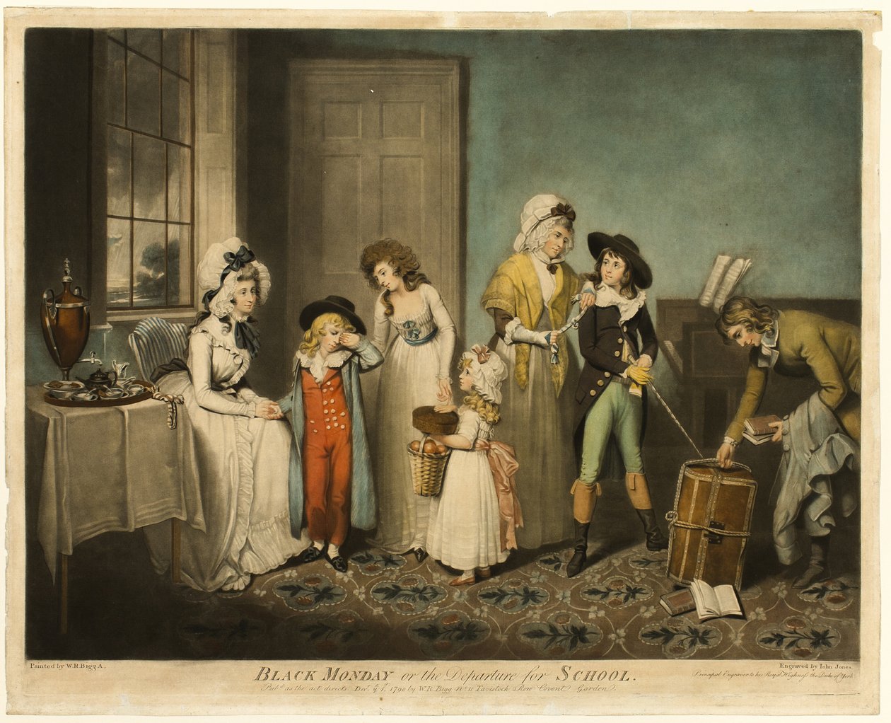 Schwarzer Montag oder die Abreise zur Schule von John Jones