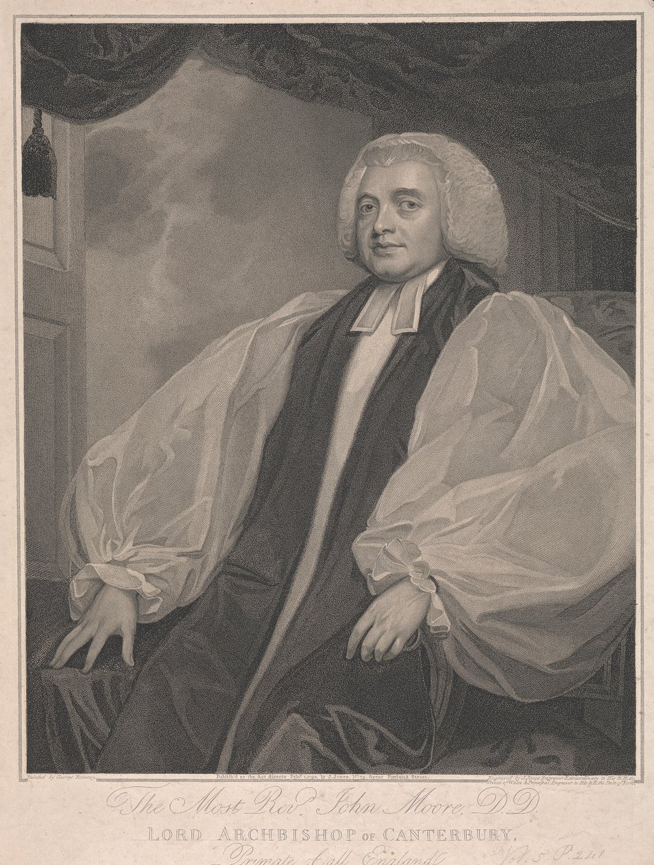 Reverend John Moore, Erzbischof von Canterbury von John Jones