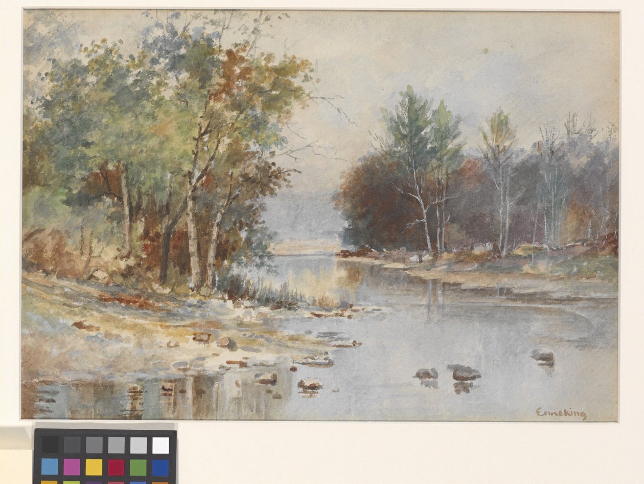 Ohne Titel (Bach im Herbst) von John Joseph Enneking