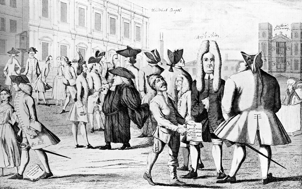Lusus Naturae oder Karikaturen des gegenwärtigen Zeitalters, 1752 von John June