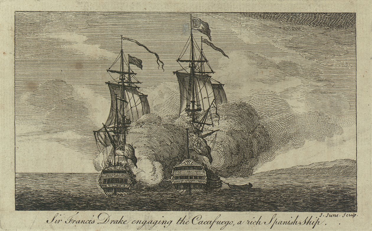 Sir Francis Drake greift die 