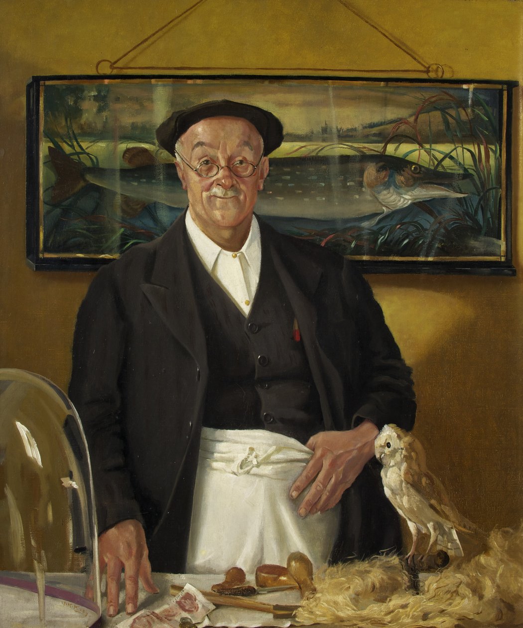 Mr. Chopping der Präparator von John Kynnersley Kirby