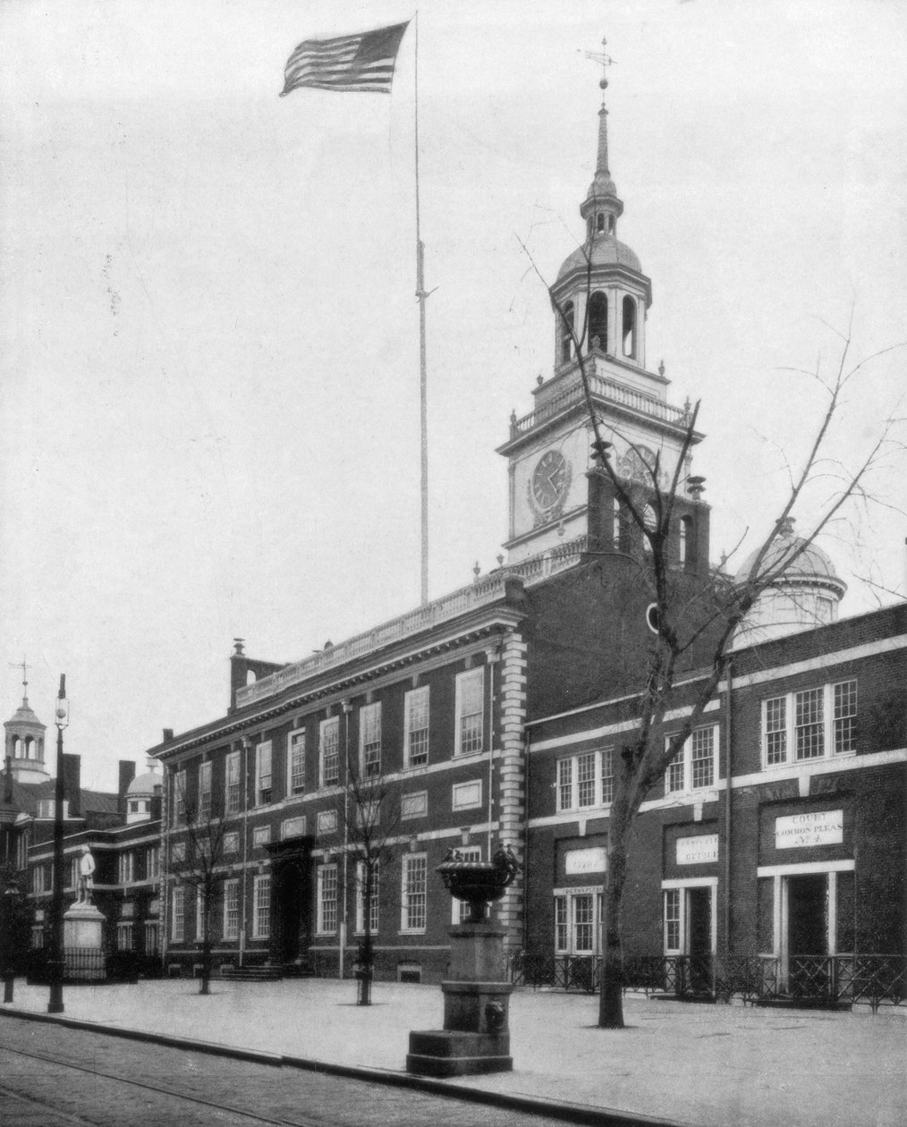 Unabhängigkeitshalle, Philadelphia, USA, späte 19. Jahrhundert von John L. Stoddard