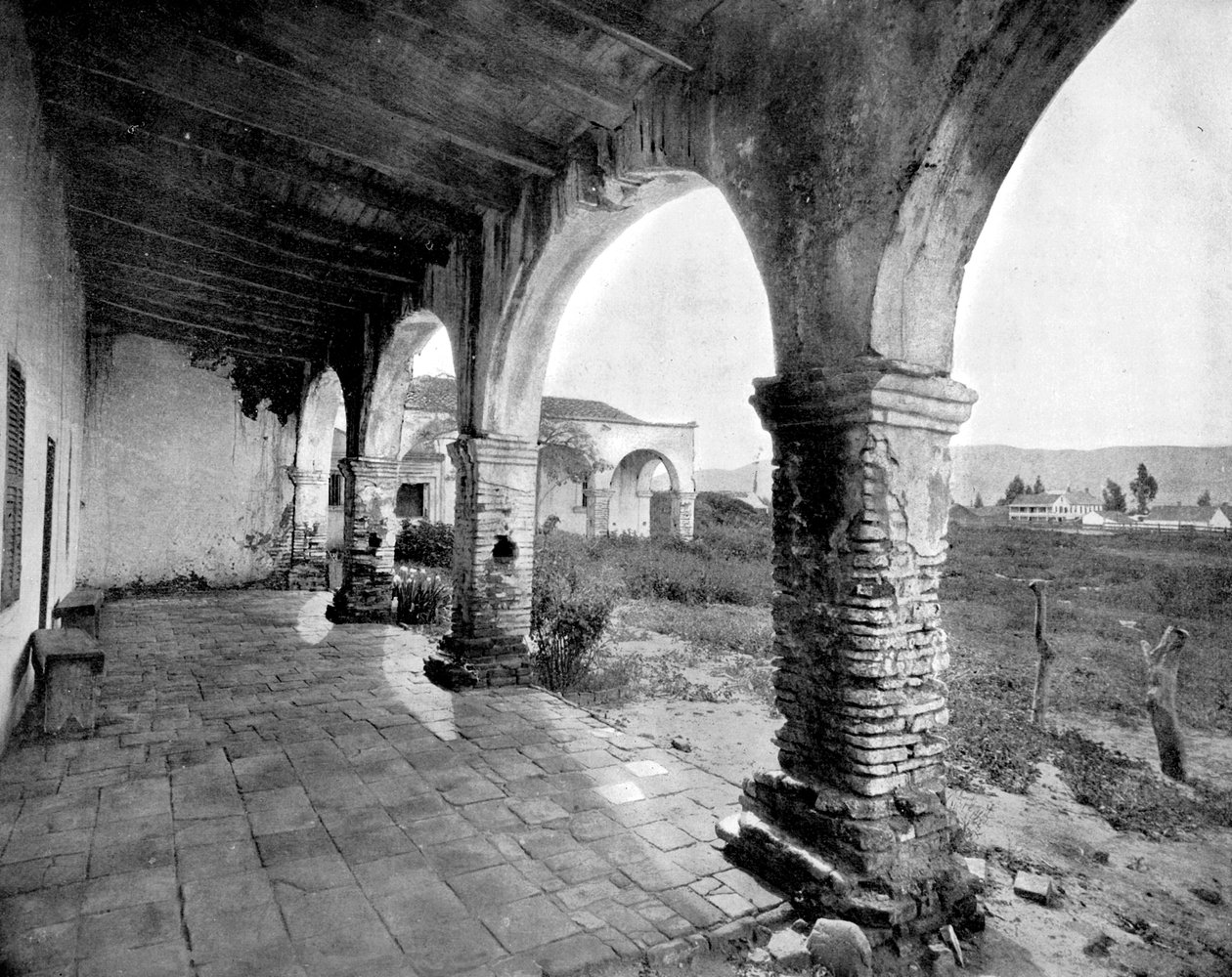 Mission von San Juan, Yosemite-Tal, Kalifornien, USA, 1893 von John L. Stoddard