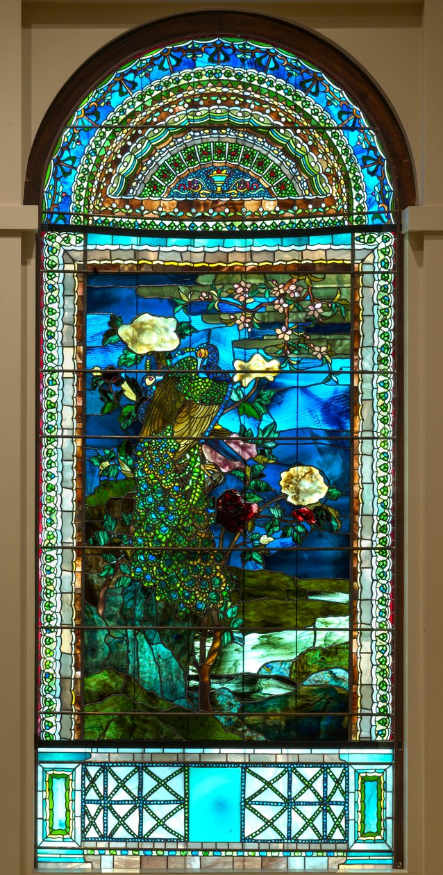 Pfauen und Pfingstrosen II von John La Farge